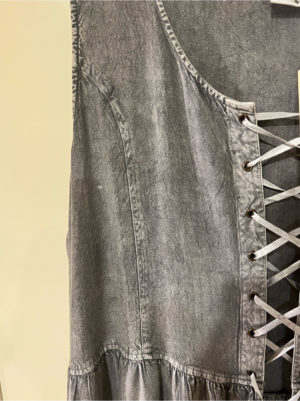 Holyclothing Midieval Ren Faire Nwt Rene Maxi Larp Overdress In Gray 4x — image 4 of 8